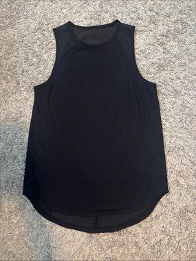 lululemon athletica Black Scoop Neck Training Tank